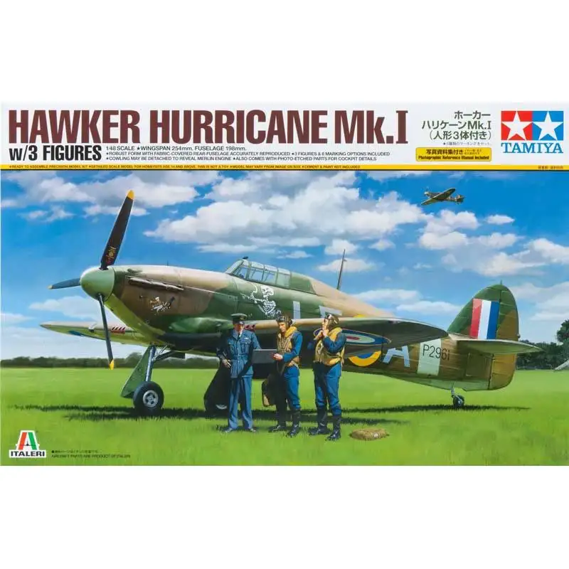 1/48 Hawker Hurricane Mk.I w/3 Figures