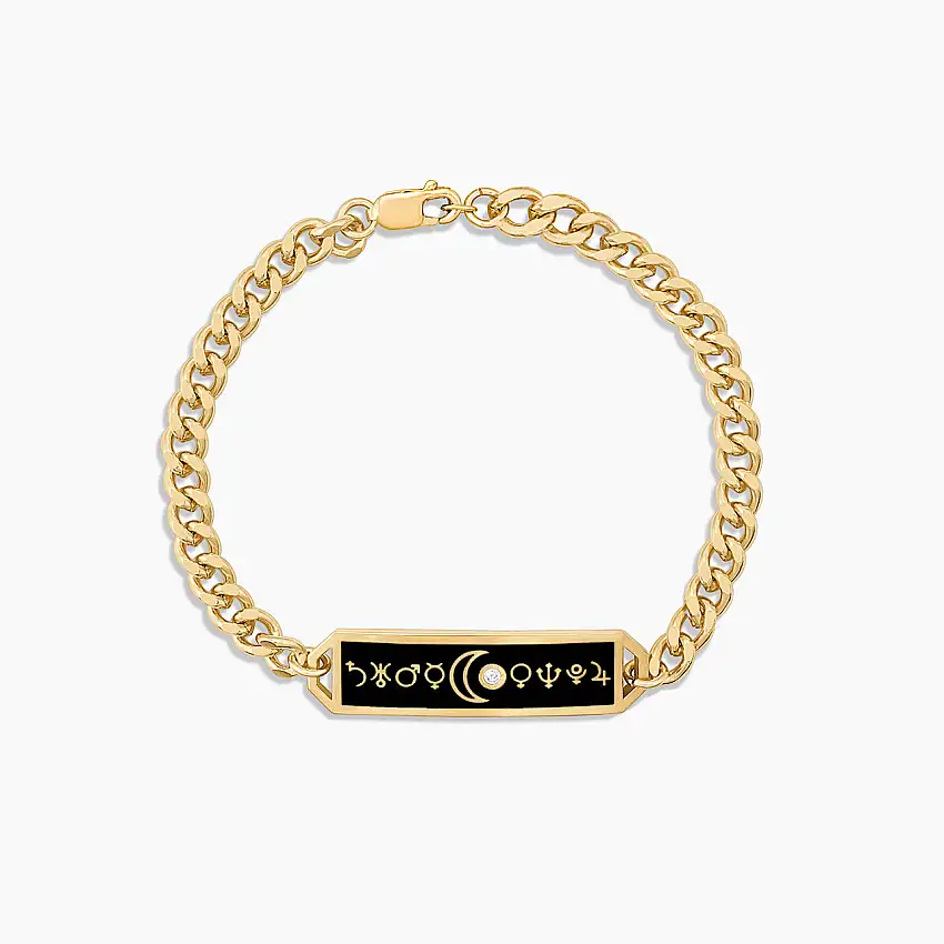 Alchemy Black Enamel Bracelet