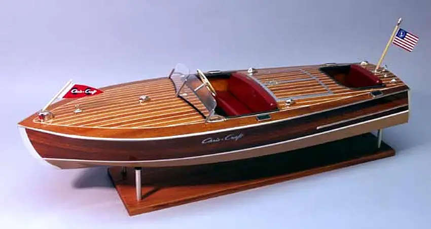 1949 Chris Craft Racing Runabout Wooden Boat Kit Dumas