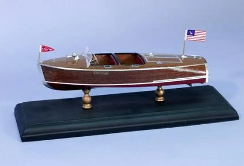 1940 Chris Craft 19' Barrel Back Boat Laser Kit 9-1/2" (1/24 Scale) Dumas