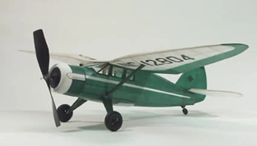 Stinson Reliant SR10 Wooden Model Airplane Dumas