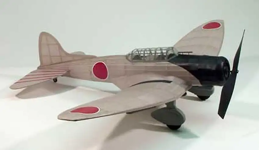 Type 99 VAL Wooden Model Airplane Dumas