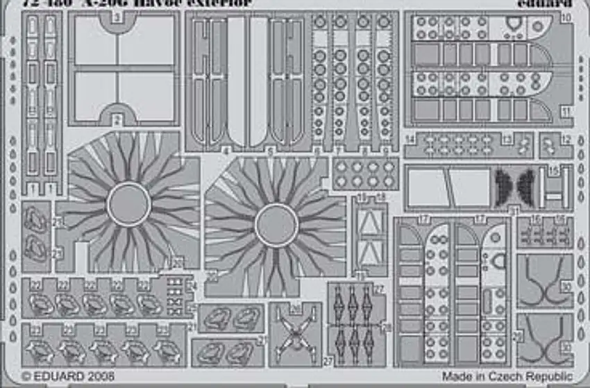 A-20G Havoc Exterior for MPM 1-72 Eduard