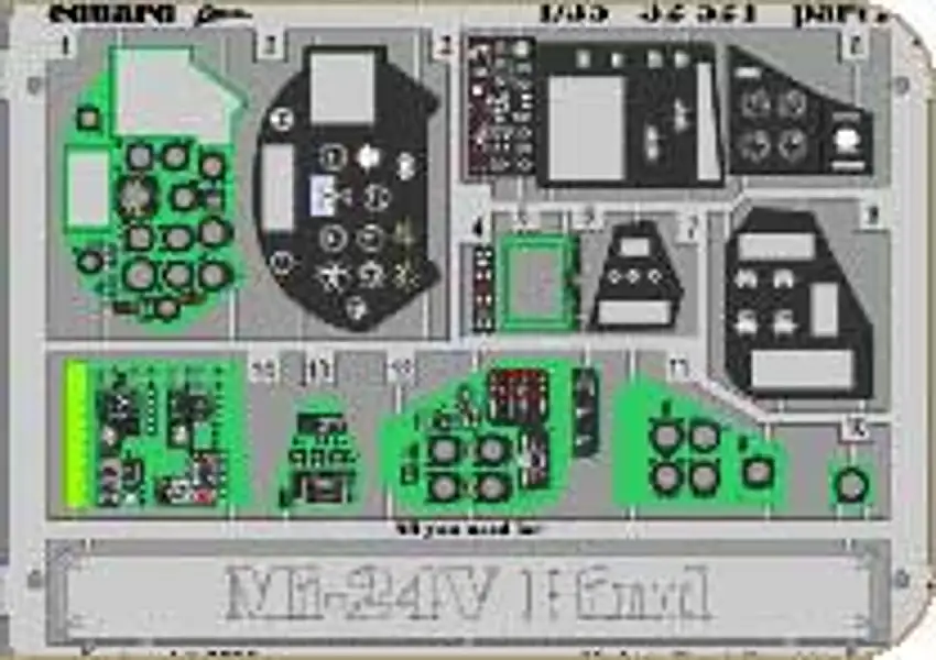 Mi-24V Hind Interior for TSM (Painted) 1/35 Eduard