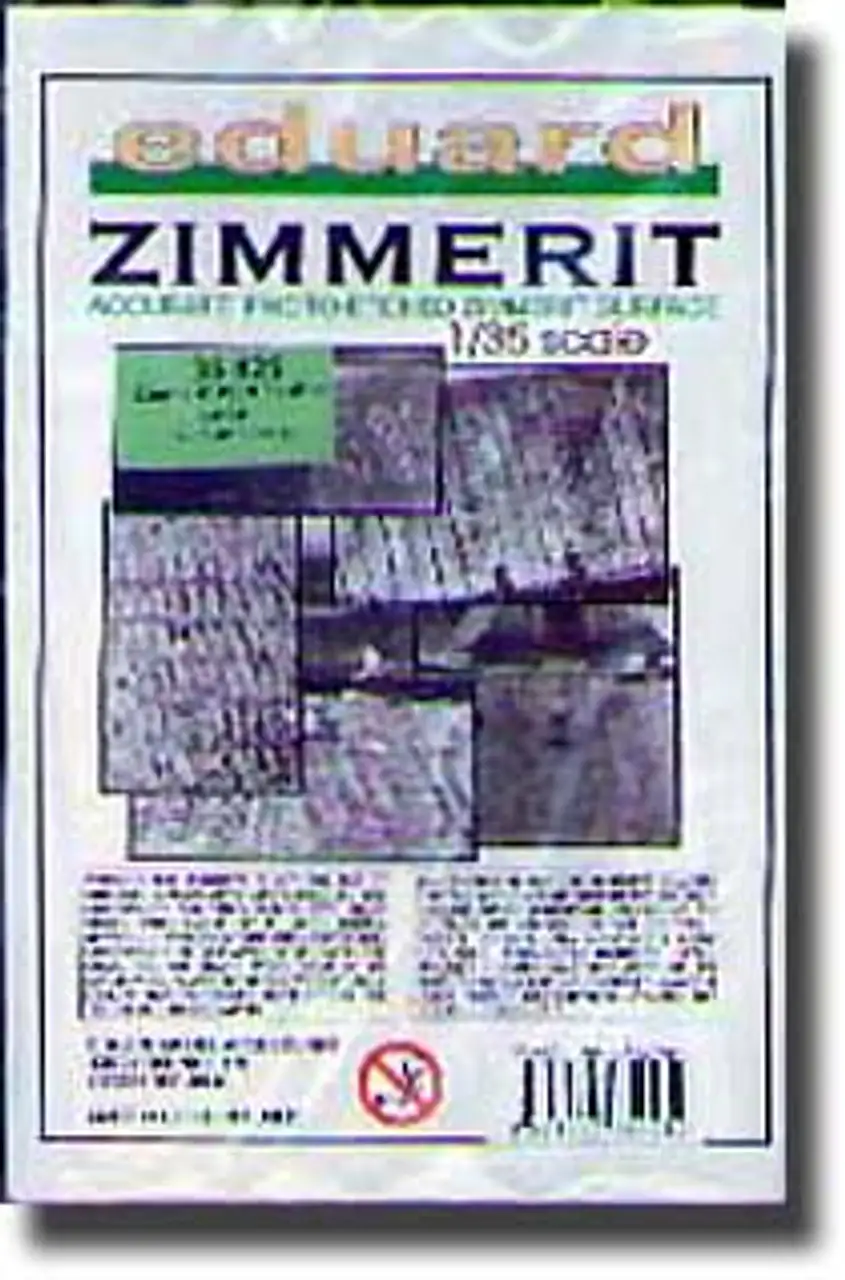 Zimmerit Pz V Panther Ausf A for TAM 1/35 Eduard