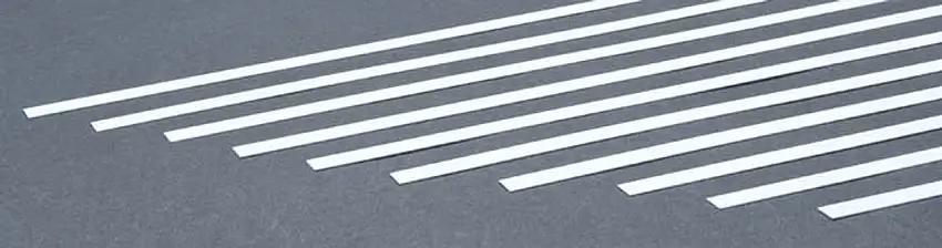 .015 x .250 Strips (10) Evergreen