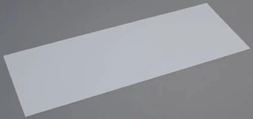 8 x 21 x .125 Plain White Sheet (1) Evergreen