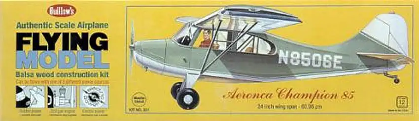 Aeronca Champion Balsa Model Airplane Guillows