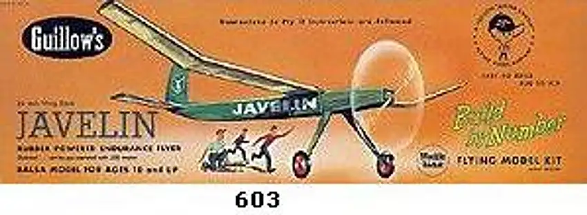 Javelin Kit 24" Wingspan Guillows
