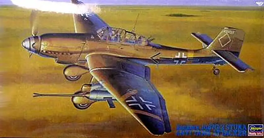 Junkers JU-87G2 Stuka Anti Tank Killer 1/48 Hasegawa