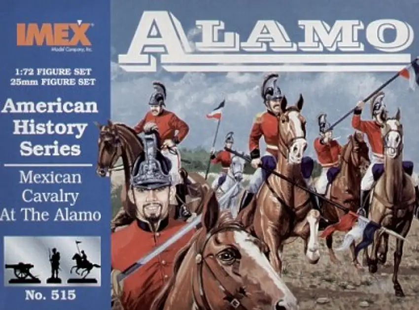 Mexican Cavalry Alamo American History Figures Set 1/72 Imex