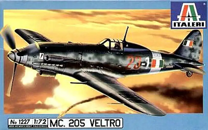 Macchi MC-205 Veltro 1/72 Model Airplane Italeri
