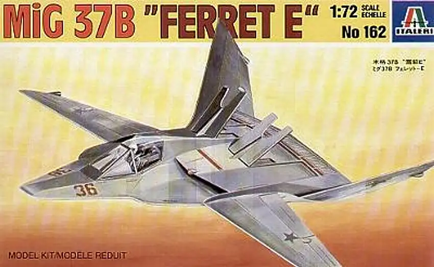MIG-37B Ferrett E 1/72 Model Airplane Italeri