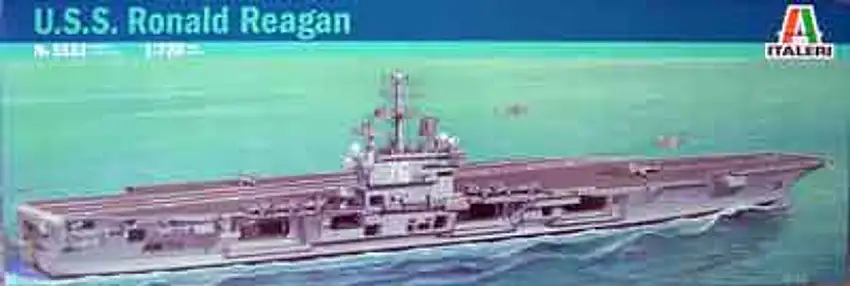 USS Ronald Reagan Aircraft Carrier 1/720 Italeri