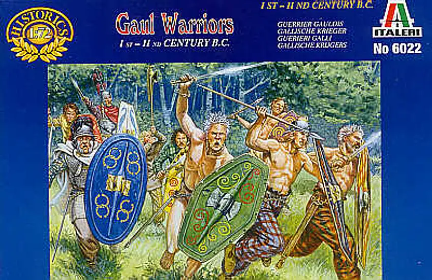 Gaul Warriors Figures 1/72 Italeri