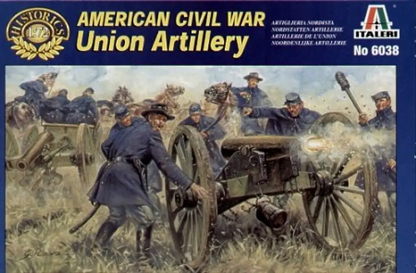 American Civil War Union Artillery Figures 1/72 Italeri