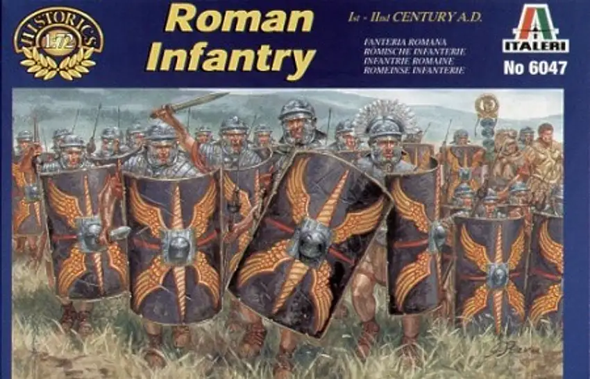Cesars War Roman Infantry Figures 1/72 Italeri