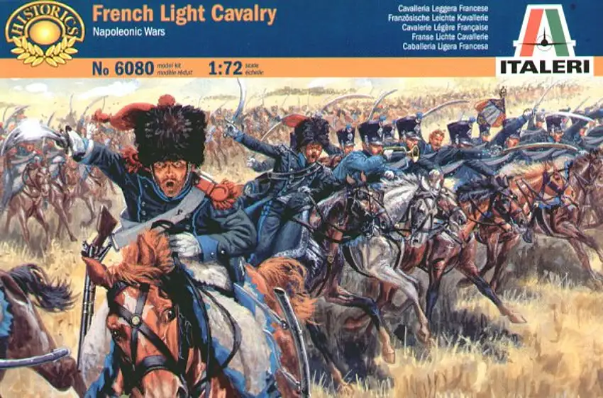 French Light Cavalry (17 Mounted) 1/72 Italeri