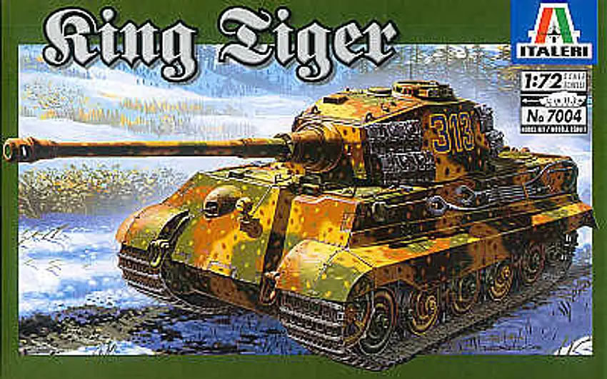 King Tiger Tank 1/72 Italeri
