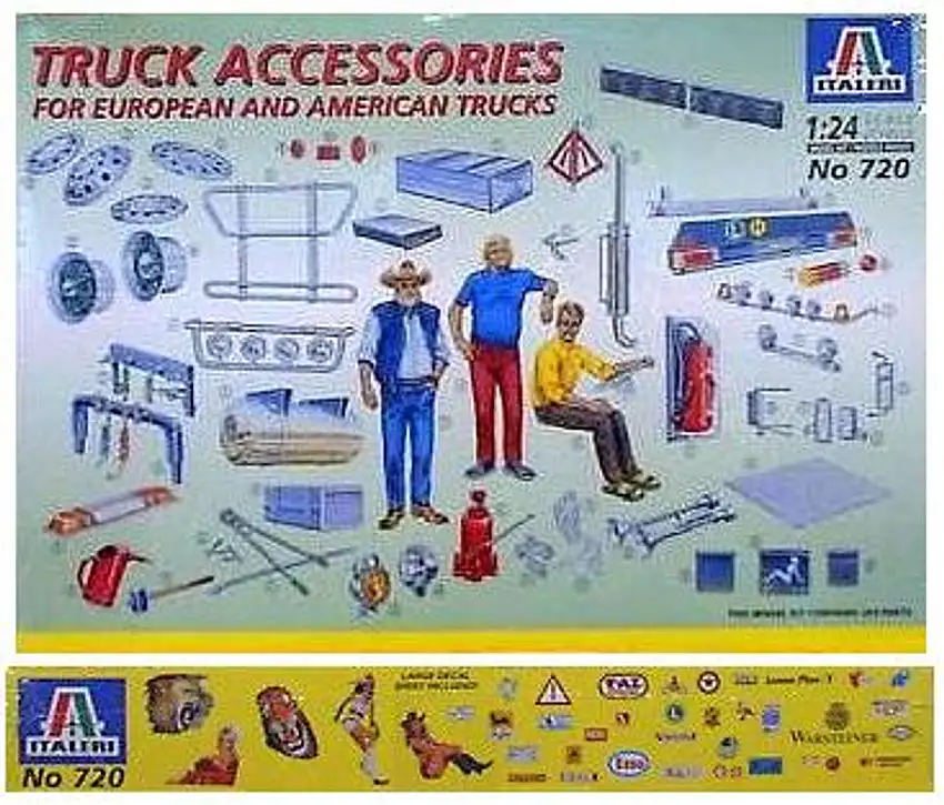 Truck Accessories 1/24 Italeri