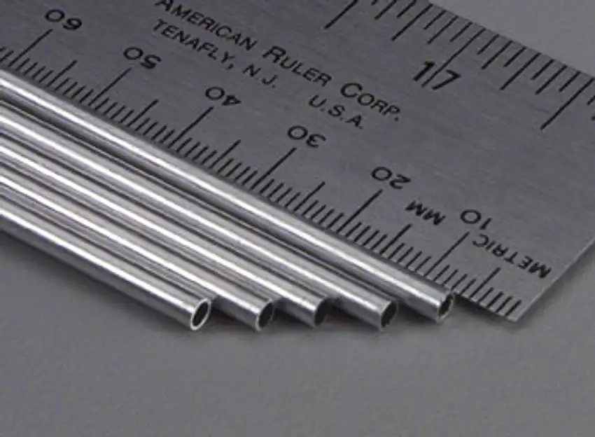 1/8" Round Aluminum Tube 36" L .014 Wall (5) K&S Engineering