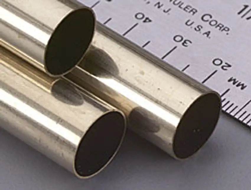 9/16"x12" Round Brass Tube .014 Wall (1) K&S Engineering