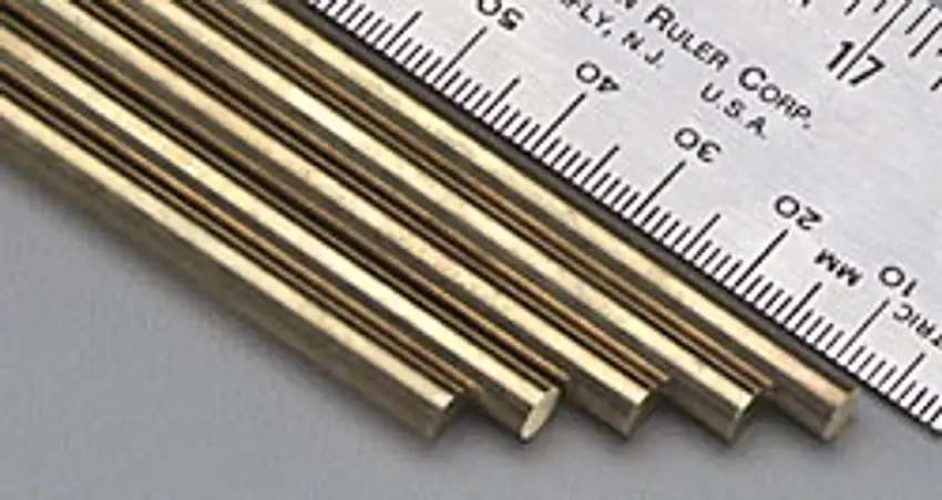 3/16"x12" Solid Brass Rod (5) K&S Engineering