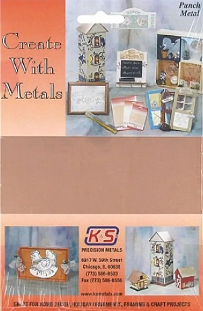 5"x7" Punch Metal Copper Sheet K&S Engineering