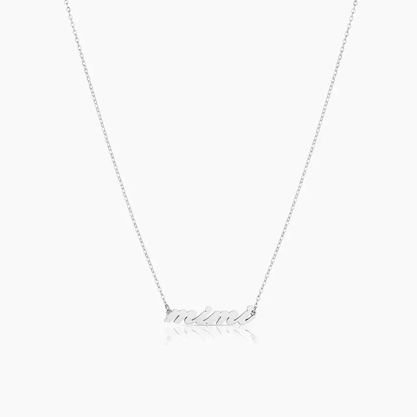 Mimi Script Necklace