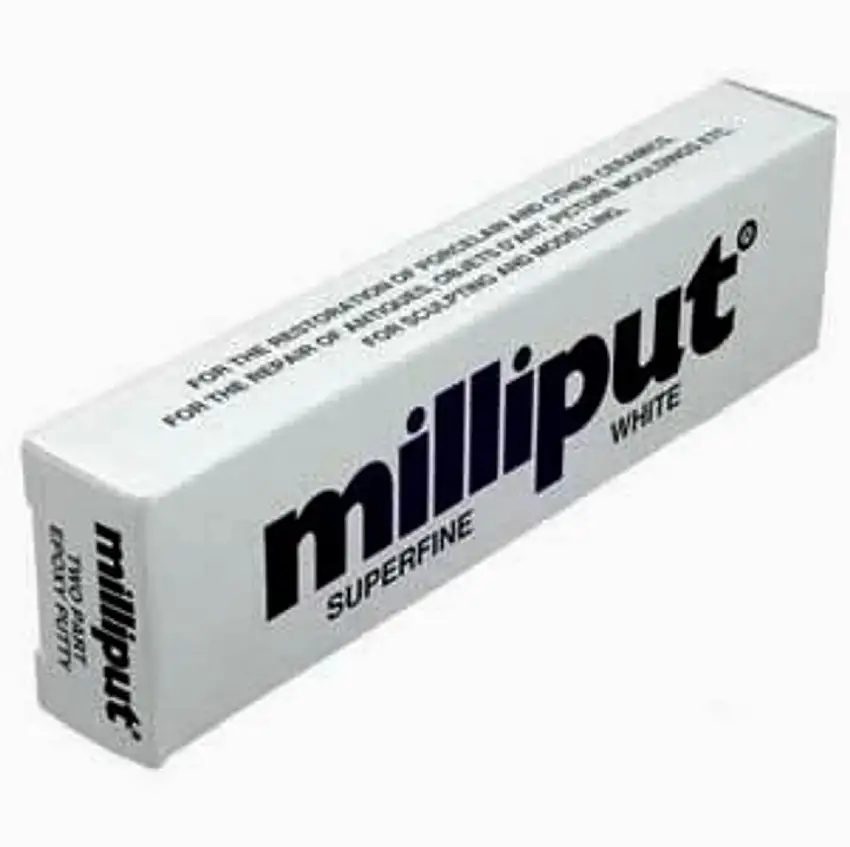 Superfine White 2-Part Self Hardening Putty Milliput