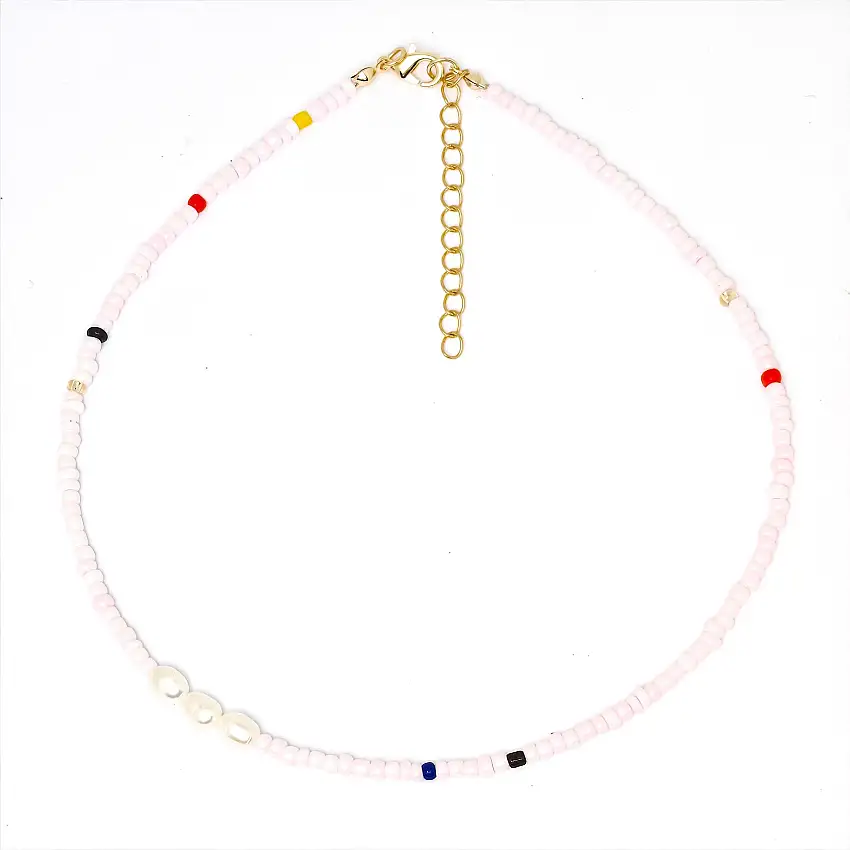 Blossom Pearl Beaded Choker