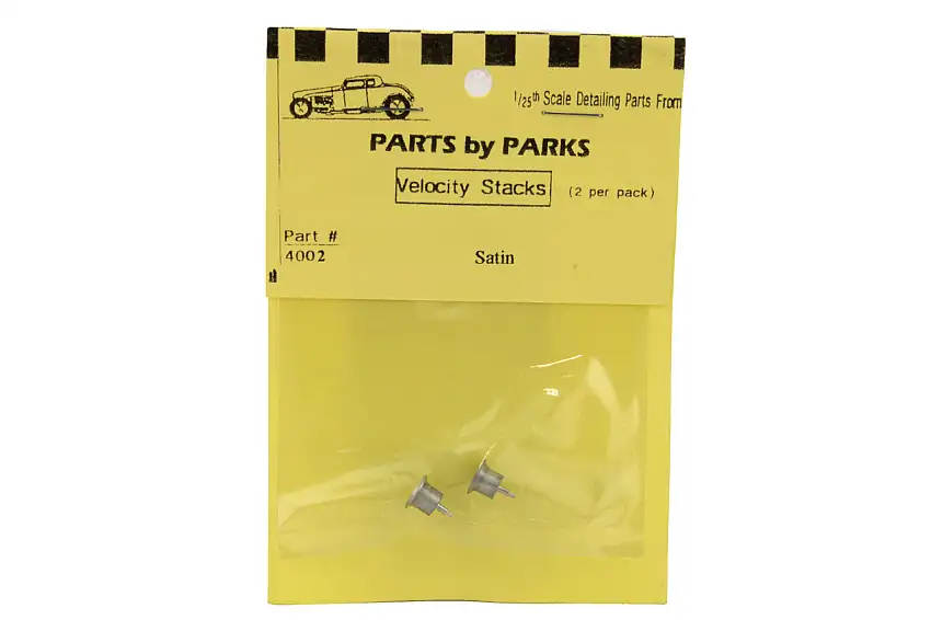 Velocity Stacks (Satin Finish) 1/25 Parts by Parks