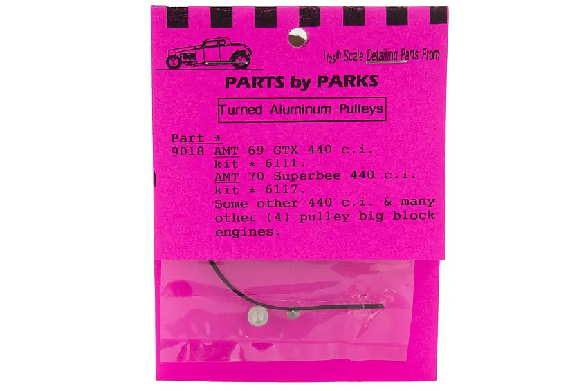 Pulley Set Chrysler & Ford Big Block (Spun Aluminum) (4) 1/25 Parts by Parks