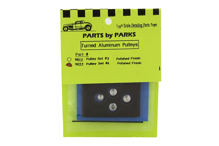 Pulley Set 4 (Polish Finish) 1/25 Parts by Parks