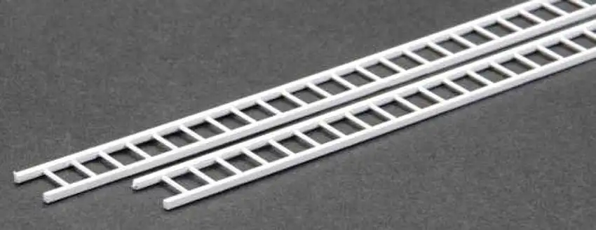 O (1/48) Ladders Styrene (2) Plastruct Supplies