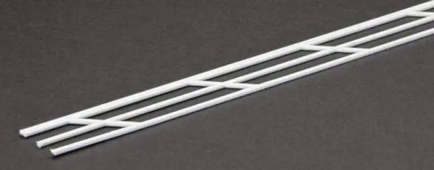 O (1:48) Stair Rail Styrene Plastruct Supplies