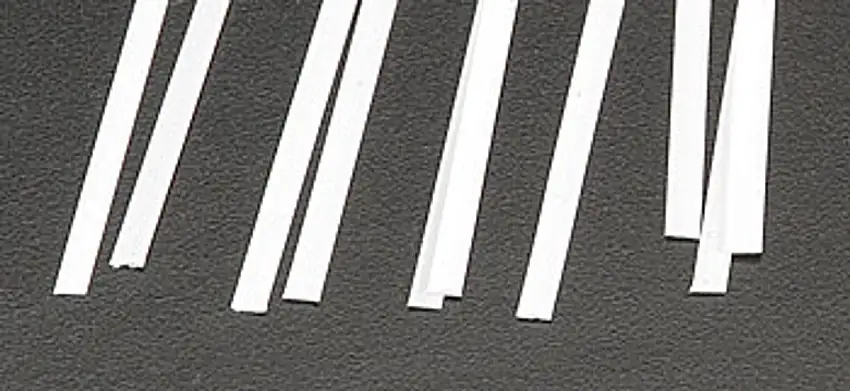.010 x .080 Rectangular Rods Styrene (10) Plastruct Supplies