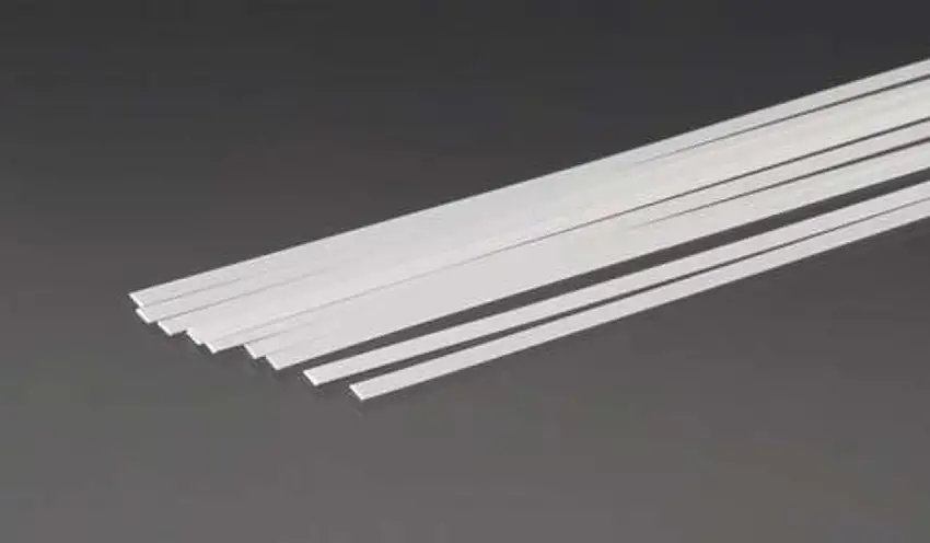 .010 x 1/8 Rectangular Rods Styrene (10) Plastruct Supplies