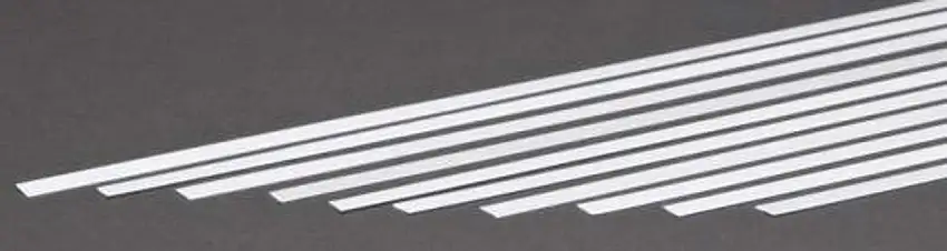 .010 x 3/16 Rectangular Rods Styrene (10) Plastruct Supplies