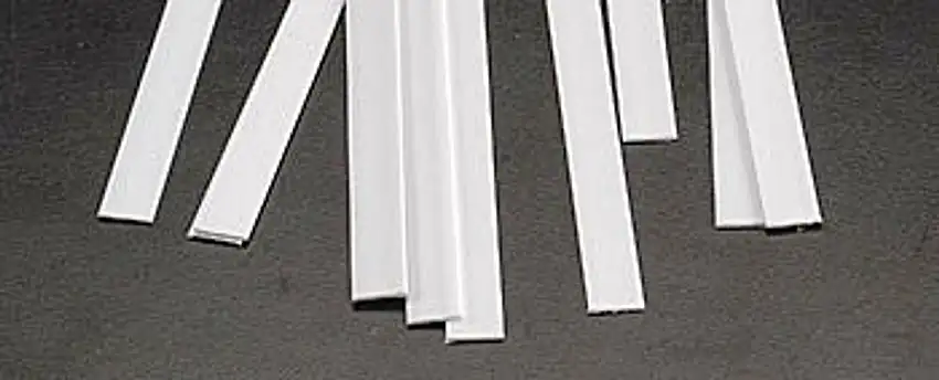 .020 x 1/4 Rectangular Rods Styrene (10) Plastruct Supplies