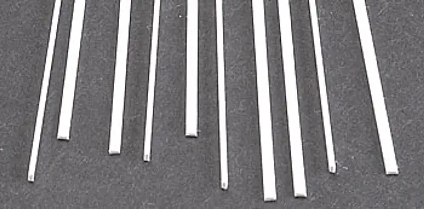 .030 x .040 Rectangular Rods Styrene (10) Plastruct Supplies