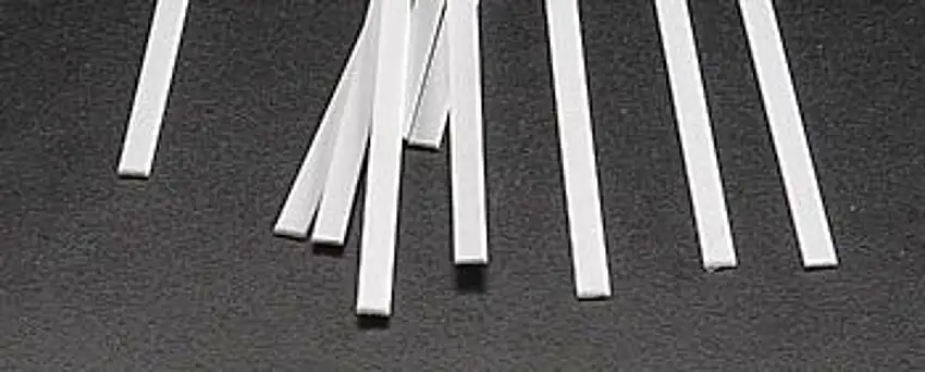 .030 x 1/8 Rectangular Rods Styrene (10) Plastruct Supplies
