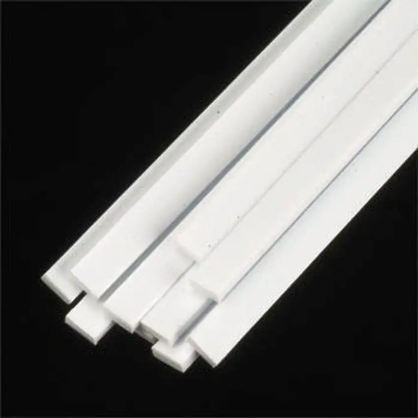 .030 x 3/16 Rectangular Rods Styrene (10) Plastruct Supplies