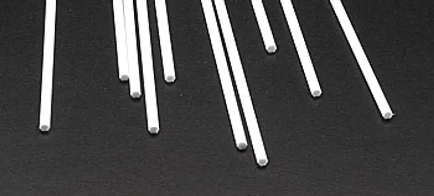.040 Hexagonal Rods Styrene (10) Plastruct Supplies