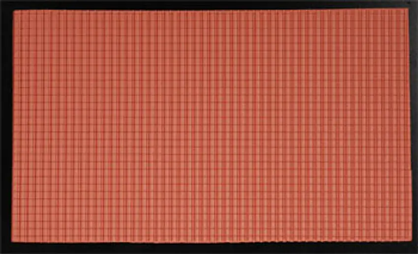 O Ridged Clay Tile Plastic Pattern Sheet (2) Plastruct Supplies