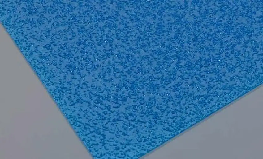 Agitated/Shallow Blue Water Plastic Pattern Sheet Plastruct Supplies