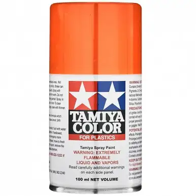 TAMIYA - TS-98 Pure Orange 100ml Spray Lacquer Paint Can (85098)