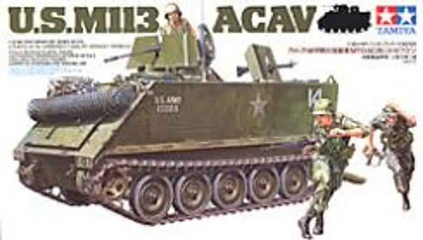 M-113 Armored Cavalry Assault Vehicle w/Figures 1/35 Tamiya