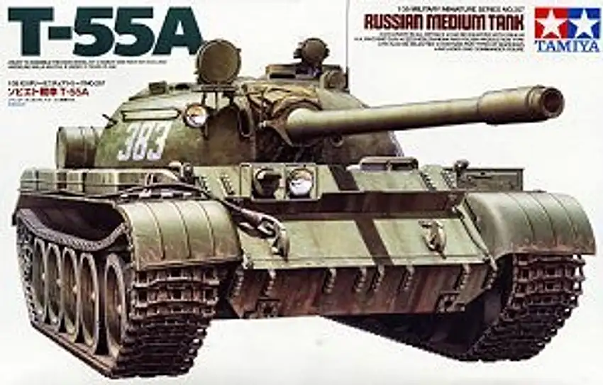 T-55A Russian Medium Tank 1/35 Tamiya
