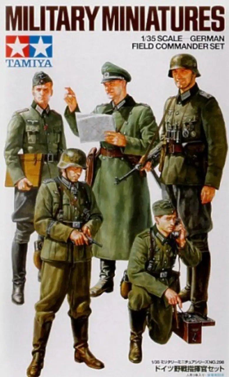 German Field Commander Figure Set (5) 1/35 Tamiya